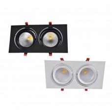 Mimarled İkili Philips Ledli 60W Sıva Altı Spot Beyaz, Siyah