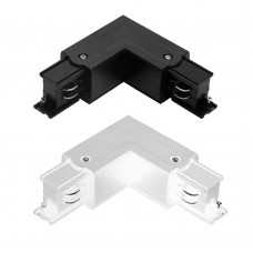 Mimarled Trifaze Ray L Dönüş Birleştirme Aparatı Beyaz, Siyah Mimarled Trifaze Ray L Dönüş Birleştirme Aparatı Beyaz, Siyah