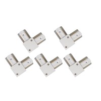 Mimarled Monofaze Ray L Dönüş Birleştirme Aparatı Beyaz, Siyah 5 Adet