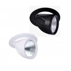 Mimarled Salyangoz Philips Ledli 30W Tavan Spot Beyaz, Siyah