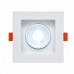 ABS Kare Sıva Altı GU10 7W LED Spot Armatür Beyaz Kasa 3 Adet ABS Kare Sıva Altı GU10 7W LED Spot Armatür Beyaz Kasa 3 Adet