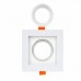 ABS Kare Sıva Altı GU10 LED Spot Armatür Kasası Beyaz 5 Adet ABS Kare Sıva Altı GU10 LED Spot Armatür Kasası Beyaz 5 Adet